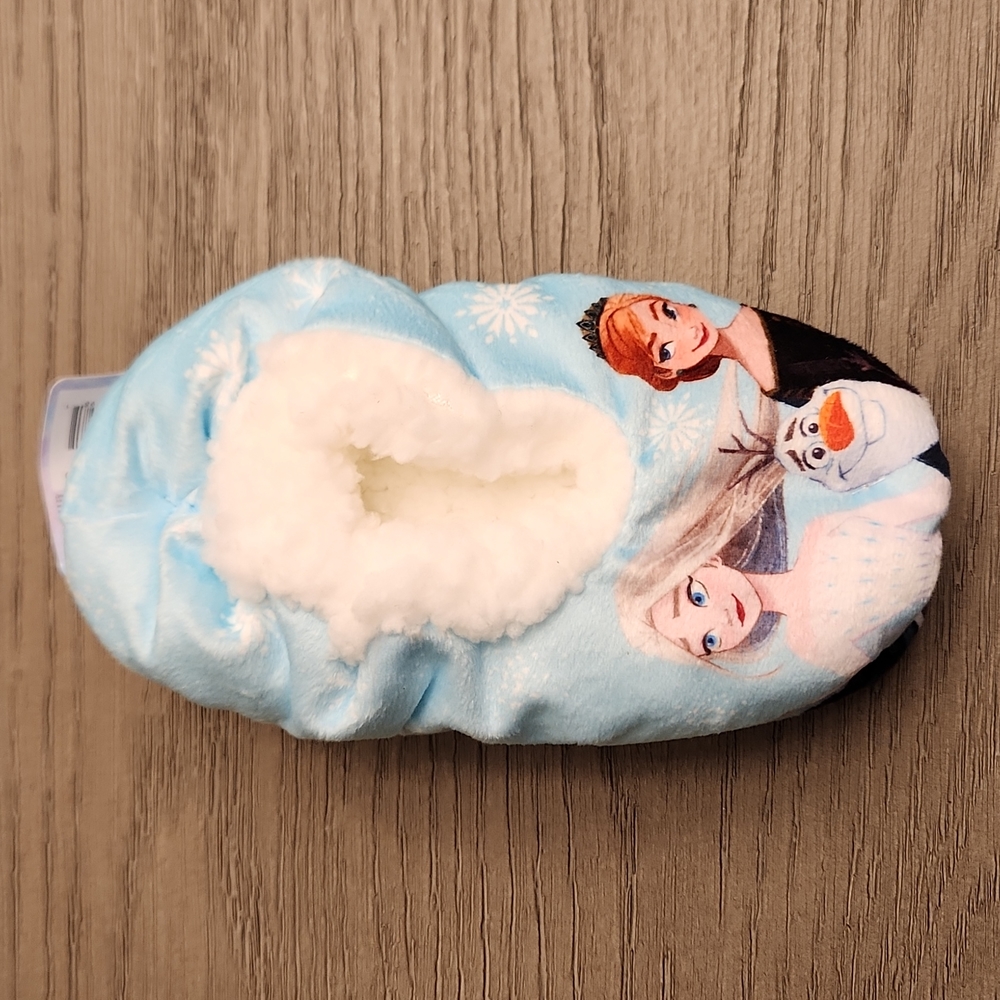 1 pair Disney Frozen fuzzy slipper socks